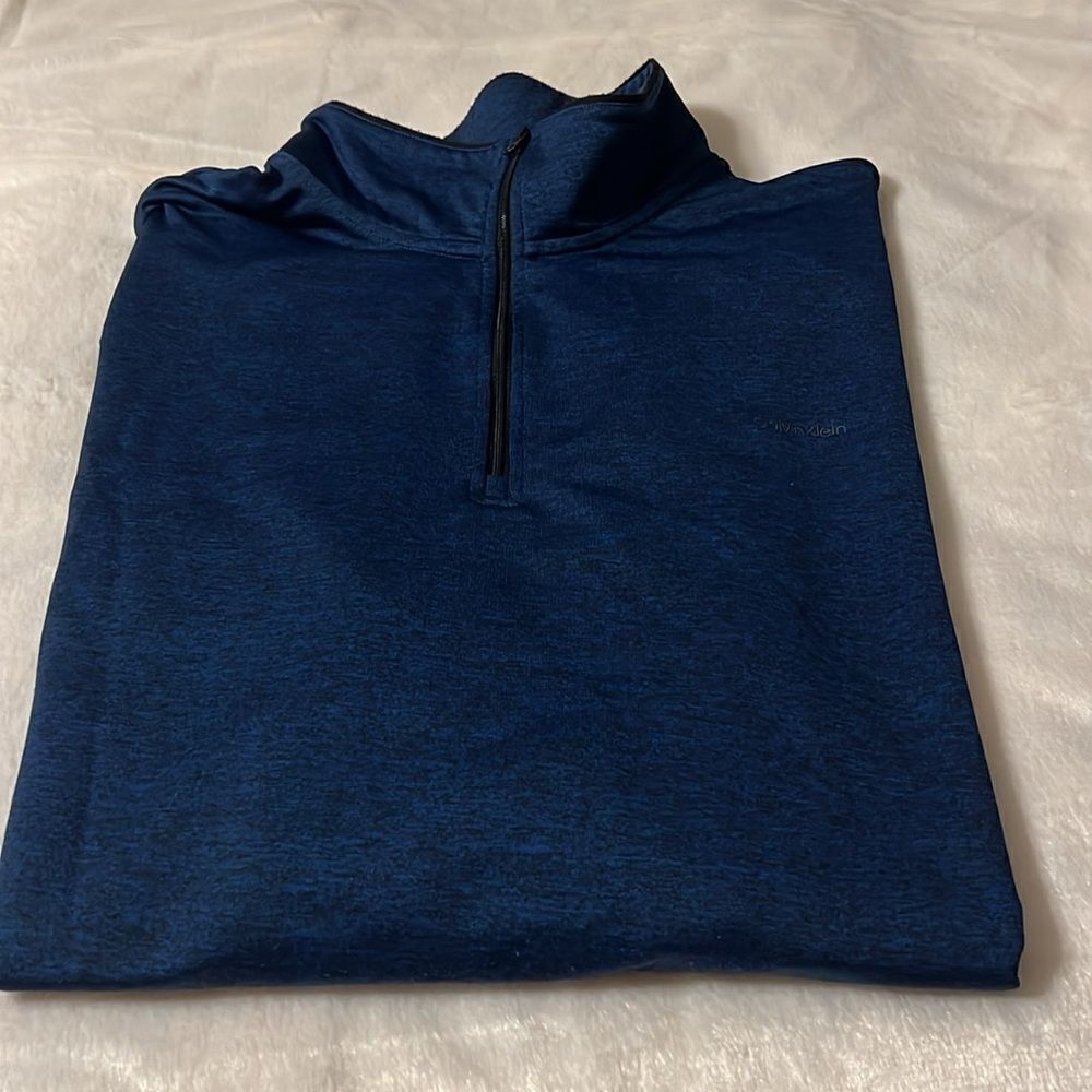 Calvin Klein Men’s Long Sleeve 3/4 Zip Top